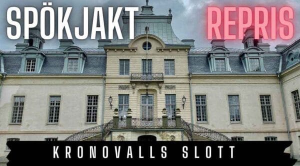 Spökjakt repris på Kronovalls slott – herrgård med trappa och balkong