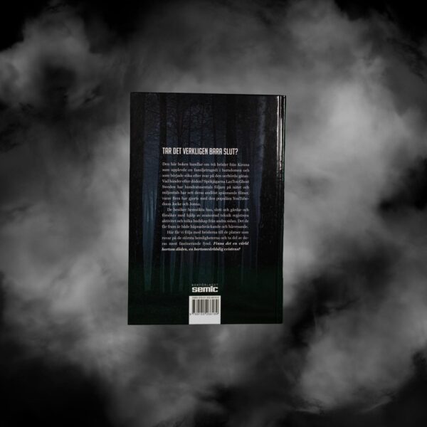 Baksida av boken LaxTon Ghost: Professionella spökjägare, ISBN 9789155266189