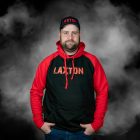 Hoodie Röd Svart
