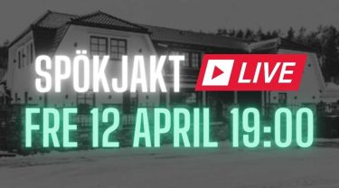 Spökjakt (LIVE) – med Jocke & Jonna Fre 12 April