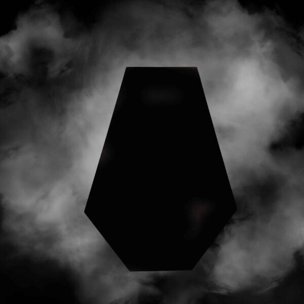 Skydd till Paranormal Music Box (PMB) i likgriftsform, svart silhuett