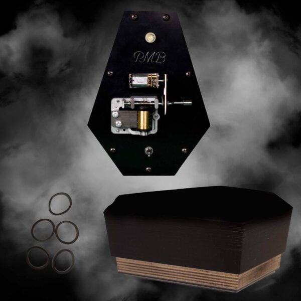Paranormal Music Box - PMB , Skyddslock & Gummiband