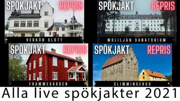 Alla Repriser från Live spökjakter från 2021 4st