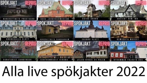 Alla Repriser från Live spökjakter från 2022 12st
