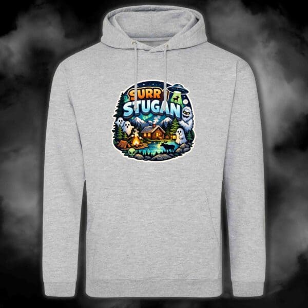Surr i Stugan Hoodie/T-shirt Grå Unisex 