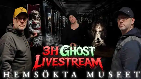 3H Ghost Livestream Hemsökta Museet (Fredag 5 juni – 2026) KL 19:00
